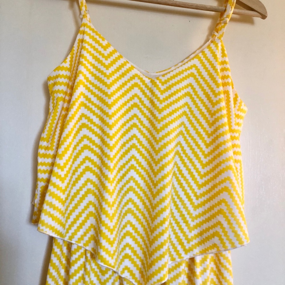 ☀️Yellow Long & Flowy Summer Dress (Size S)